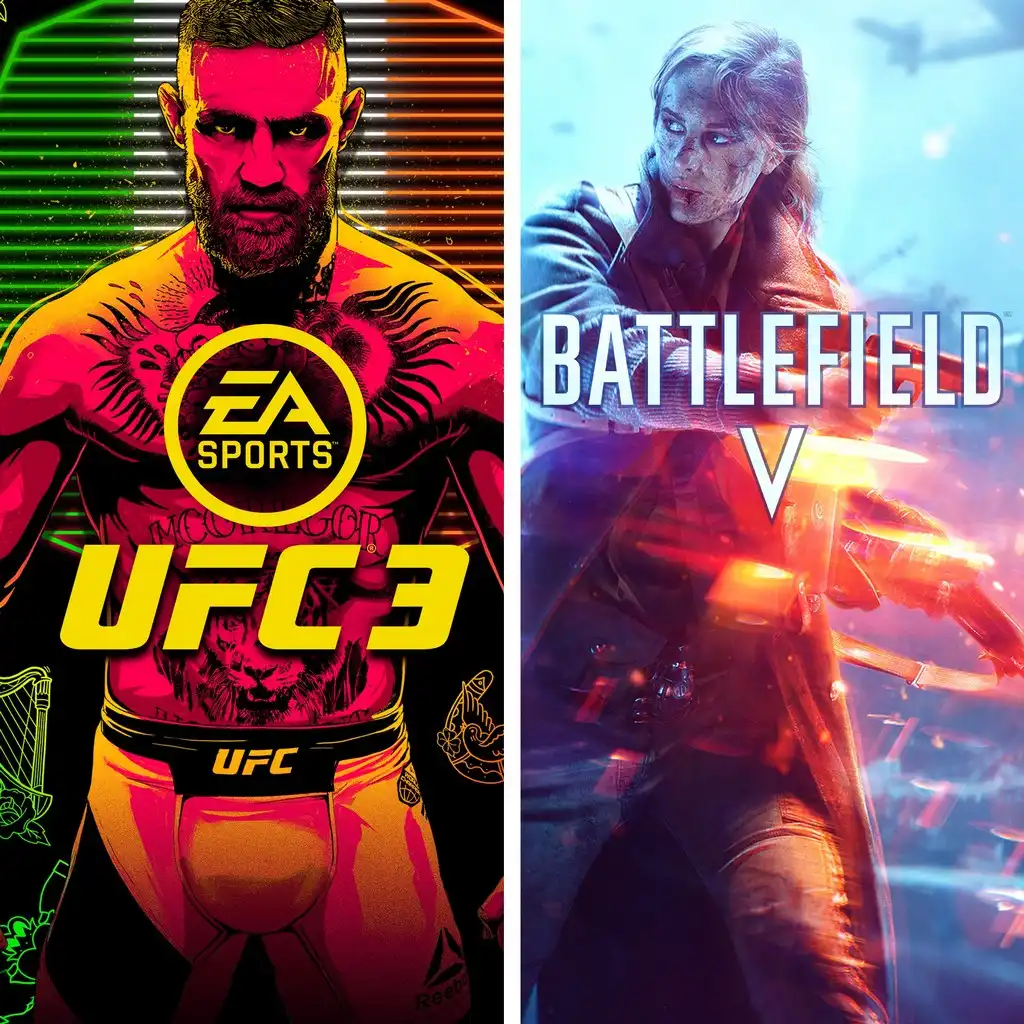 اکانت ظرفیتی BATTLEFIELD V + EA Sports UFC 3