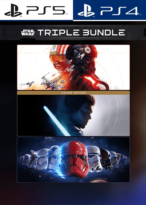 اکانت قانونی TRIPLE BUNDLE (Star Wars: Battlefront 2|Jedi fallen order|Squadrons)
