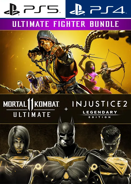 اکانت ظرفیتی Mortal Kombat 11 Ultimate + Injustice 2 Leg Edition Bundle