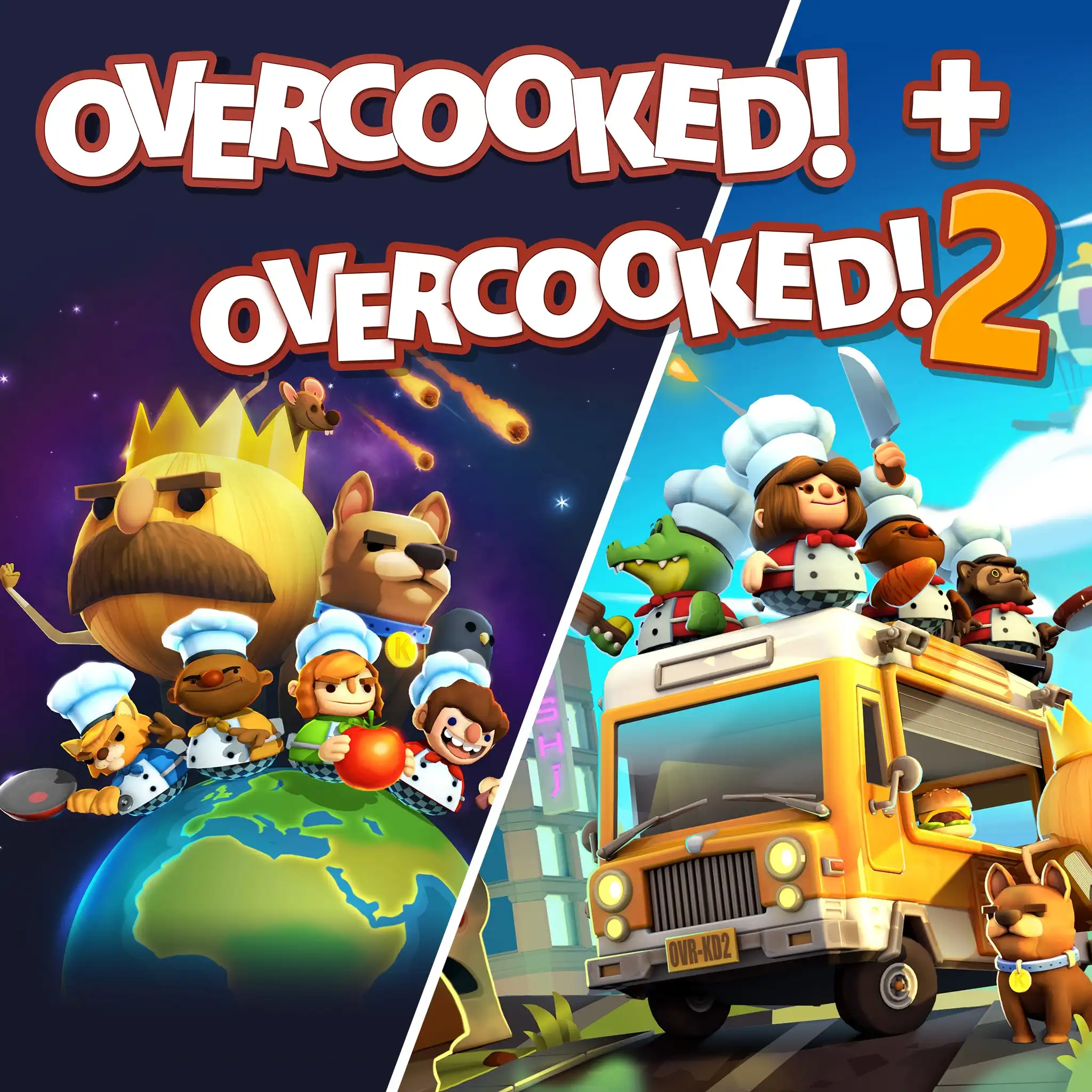 اکانت ظرفیتی Overcooked! + Overcooked! 2