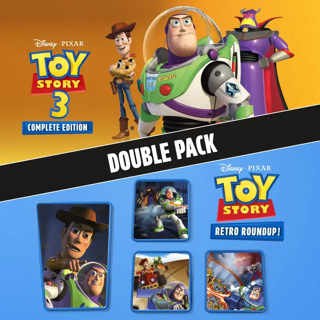 اکانت ظرفیتی Disney Pixar Toy Story Retro Roundup! and Toy Story 3 Complete Edition Double Pack